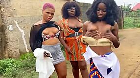 Hot African Lesbian Affair Caught!