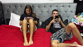 Employee's wife invites bastard for threesome