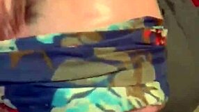 Blindfolded beauty craves intense interracial face fuck