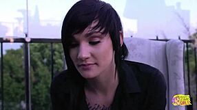 These two amazing goth girls share intimate moments together