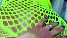 I got fucked hard by the big-ass wife and her husband covered my face with cum