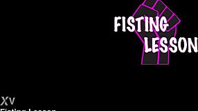 fisting lesson with angie bloom deep anal fisting rough sex gapes