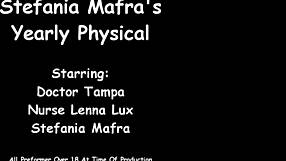 stefania mafras gets her yearly physical exam