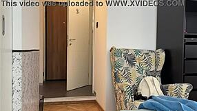 I Dropped The Towel In Front Of The Delivery Man!