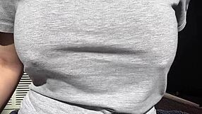 Artemisia Love's Big Boobs Bouncing Outdoor Session