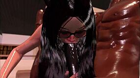 White Girl Gets Hard Fucked By Black Man In Anal Assfucking