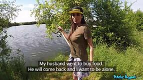 Public agent - i fucked a french girl with absolutely massive natural tits camping with her boyfriend in their tent