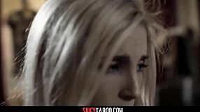 Pervy Stepfather Rough Fucks His Blonde Teen 18+ Stepdaughter