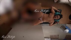 married woman giving chest massage