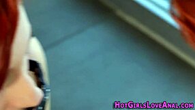 Redhead Uses Strapon To Fuck Ass In Classy Lesbian Scene With Teen