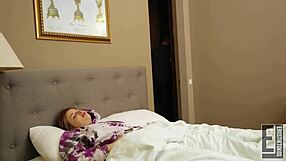 Cheating Blonde Goddess Cuckolds Old Hubby with Massive Cock and Explosive Orgasm