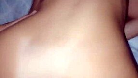 Eating the young wife's pussy while she orgasms