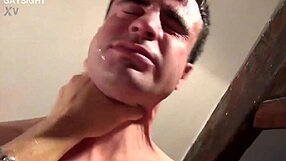 Schyzo Intensely Fucks Jordan Fox, Mathieu Ferhati, and Guillermo Cruz in Hardcore Gay BDSM