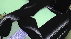 i fuck the maid whore on the bed, creampie her wet pussy with rough dirty talk.