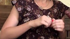 This depraved wife sucks two monster cocks in the sauna hall threesome.