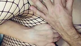 Close-Up View of Gaping Ass and Spanking