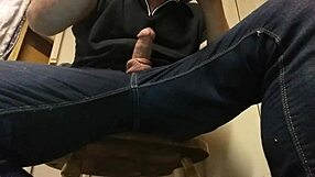 Playing with my stiff cock until i cum 😏