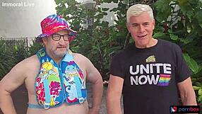 cuckold sugardaddy watches chloe temple double vaginal creampie foursome bedroom