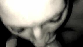 Milf sucking big white cock surprisingly passionate skilled eager monster