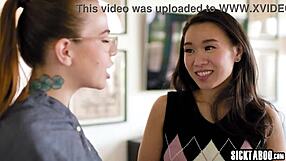 Petite Asian Teen Kimmy Kimm Loved Ass Licking From Horny Lesbian Alexis Tae