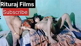 Indian neighbor bhabhi gives blowjob, fucks in doggystyle and missionary.