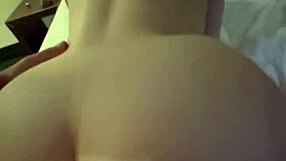 Scandi bubble booty takes BBC creampie in doggystyle