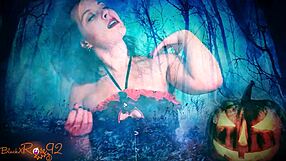 oh baby, your ghostly ghoulfriend's gonna make you jerk that cock with my dirty talk