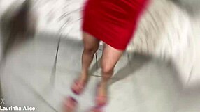 Young Girl Shows Off And Plays With Toys