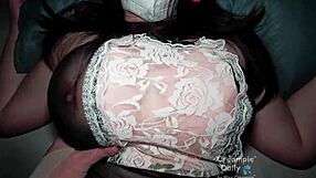 thai maid with big tits feels intense pleasure from boss's thrusts