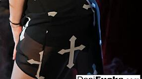 Hot Gothic Vampire Dani Masturbates Pussy Solo