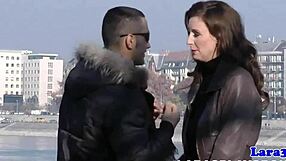 British Milf Bent Over Cumsprayed by Picked Up Euro Stud