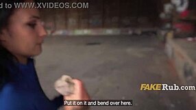 public pickup guy pays hot jogger for outdoor pussy fuck