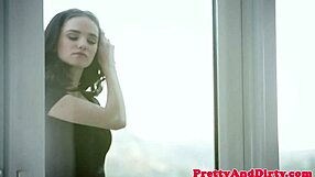 The cockloving babe feels intense pleasure as her trimmed pussy gets drilled in this taboo fantasy storyline.