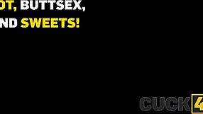 sexy russian teen margo von teases husband with tight pussy asshole double penetration