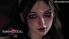 halloween dark devilish nurse sex doll fuck from uloversdoll