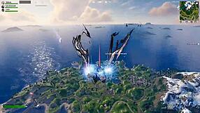 bisexual transgender bends over doggystyle while playing fortnite intriguing twist