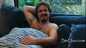 Roommate catches cheating leading to condom threesome blowjob and riding