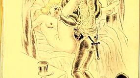 Detailed Vintage Drawings Depicting Antique Scenes From Retro Eras