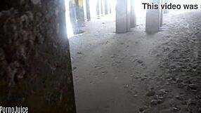 Colombian beach bunny promo shows detailed close-ups of her pussy, ass, and mouth on the beach