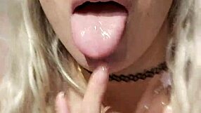 Alina Modelista Touches Herself, Intense Morning Squirt Everywhere