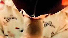 Latina MILF teases construction worker with real blowjob