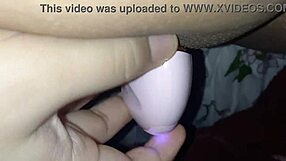Wet pussy teases big clit with suction toy