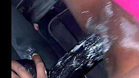 Did the uber driver enjoy watching me fuck myself with my huge toy?