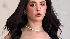 Brunette teen hottie loves heart toy deep in ass while getting butt licked hard!