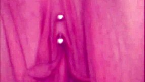 look at this pierced pussy peeing up close?