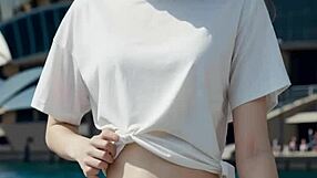 Modeling In Lingerie At The Sydney Opera House