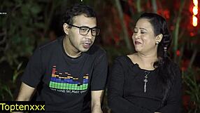 i fucked my divorced bhabhi hotly with new lover, clear audio.