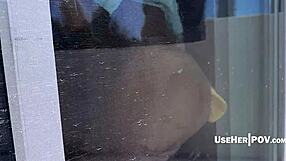 stepson can't stop fucking his ebony stepmom pussy pov