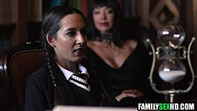 Adams Step Family Foursome With Mature And Young