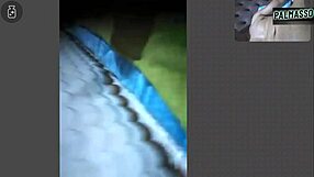 Horny Hairy Pussy Slut Shows Off Wet Cunt on Videocall for Buddy's Masturbation Session